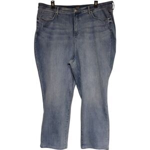 NYDJ "Angel" Jeans 22W Girfriend Fit Measures 44x27 Lift Tuck Technology